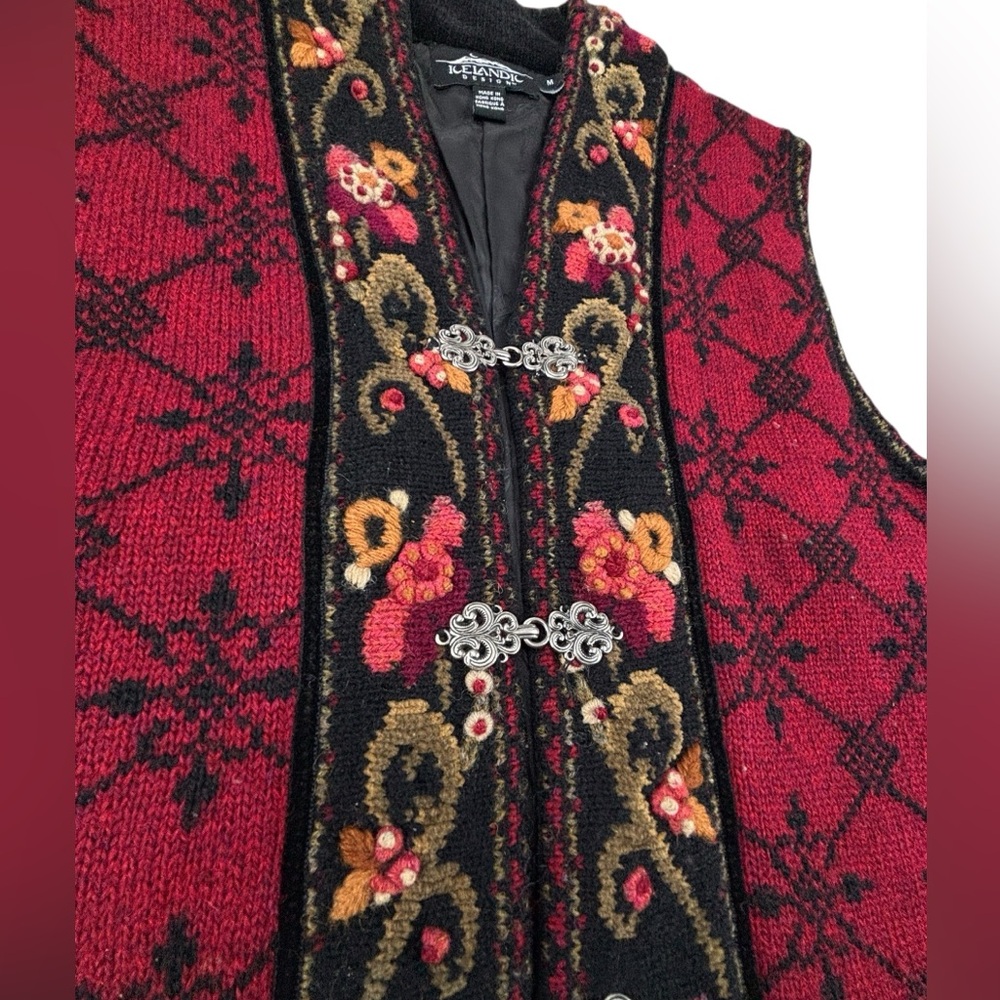 Icelandic Design | Vintage Nordic Wool‎ Vest | Medium | Excellent condition!! - Picture 3 of 6
